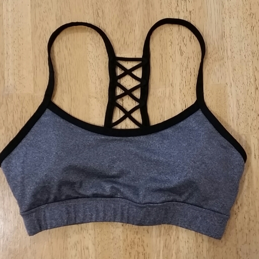 Gray Sports Bra